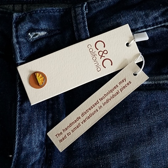 C& C CALIFORNIA MID RISE KICK BOOT CROP - Picture 6 of 6